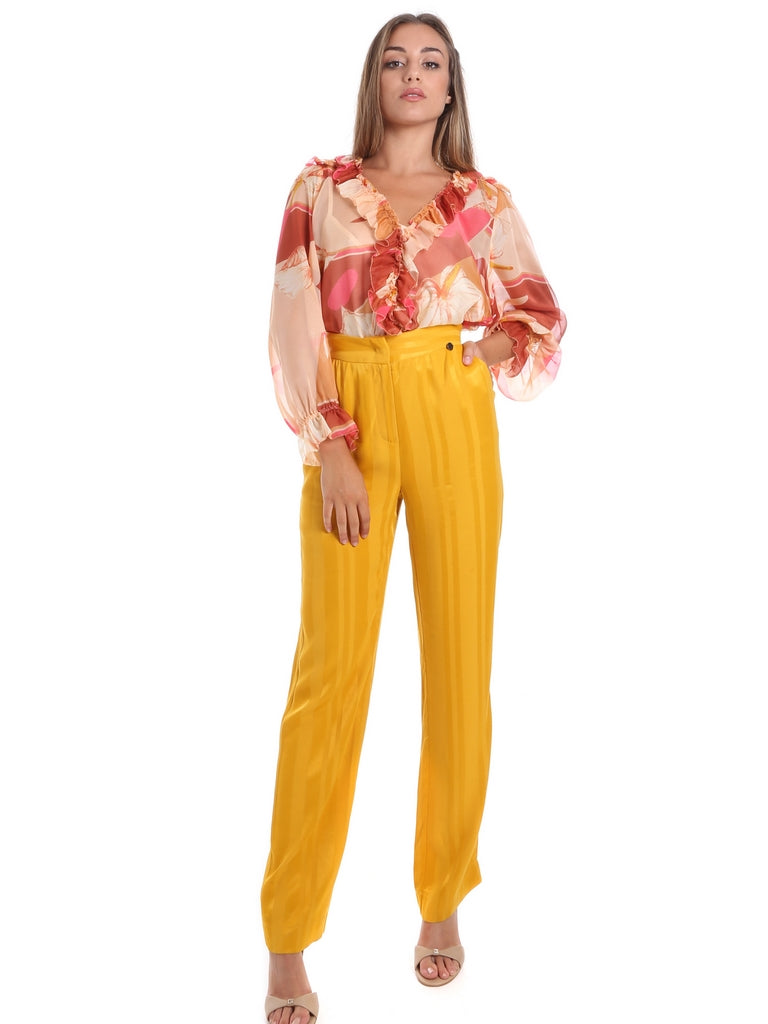 Pantaloni Giallo Fracomina