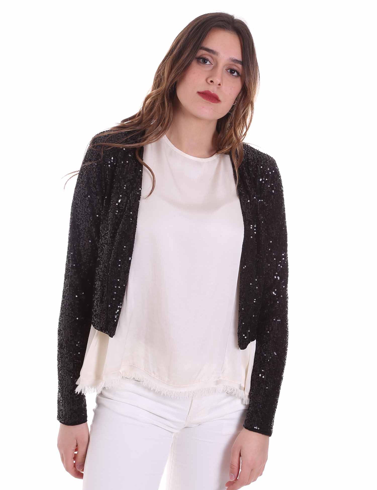 Cardigan Nero Fracomina