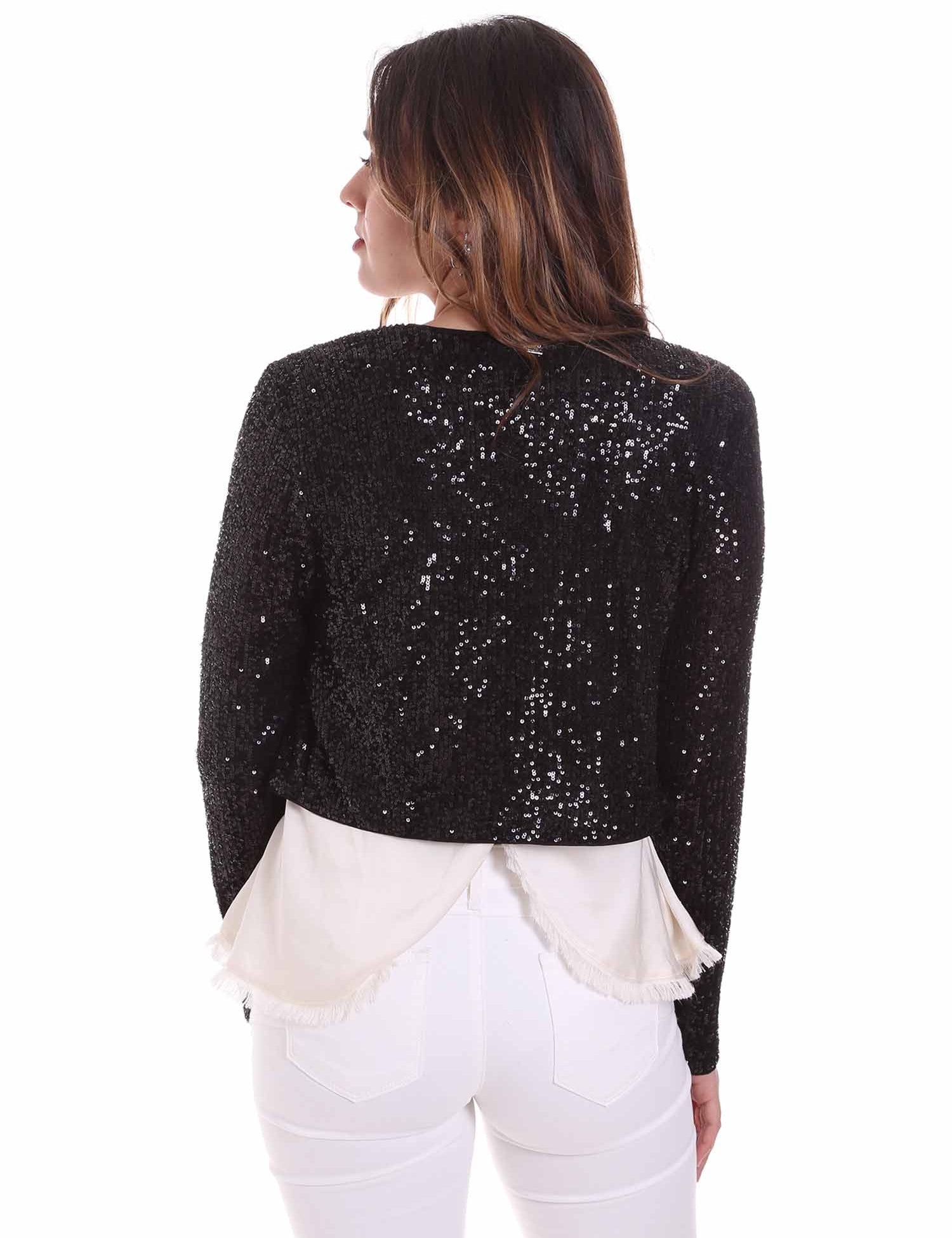 Cardigan Nero Fracomina