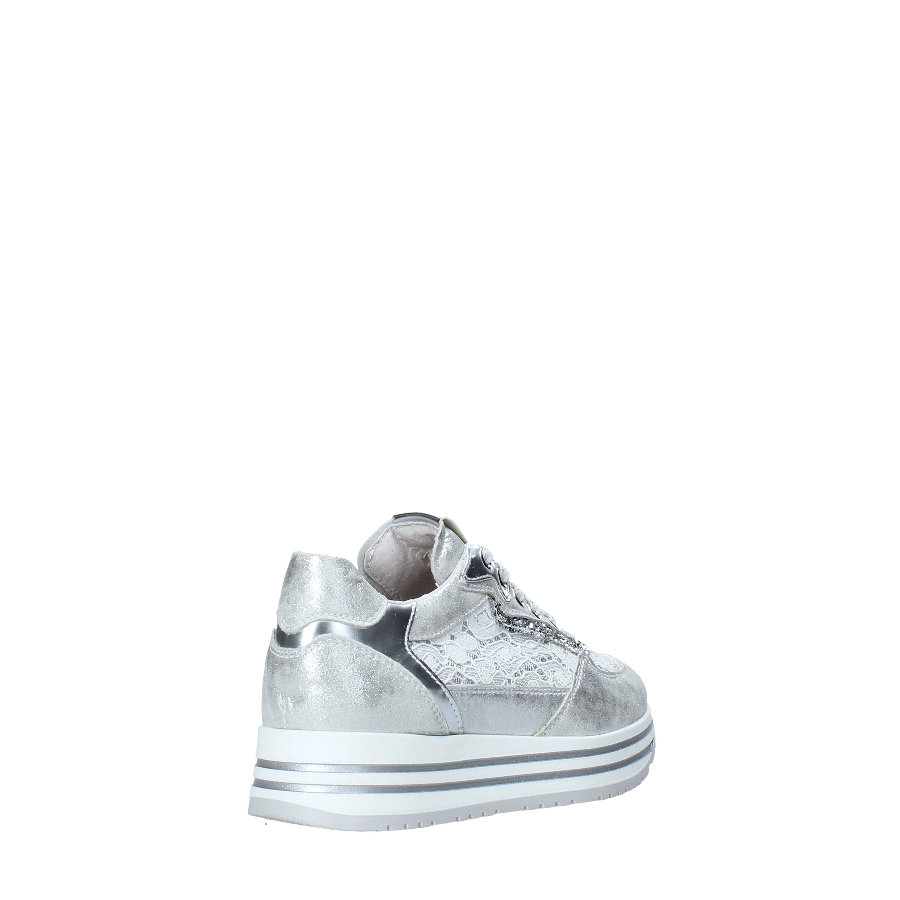 Sneakers Argentato Nero Giardini Junior