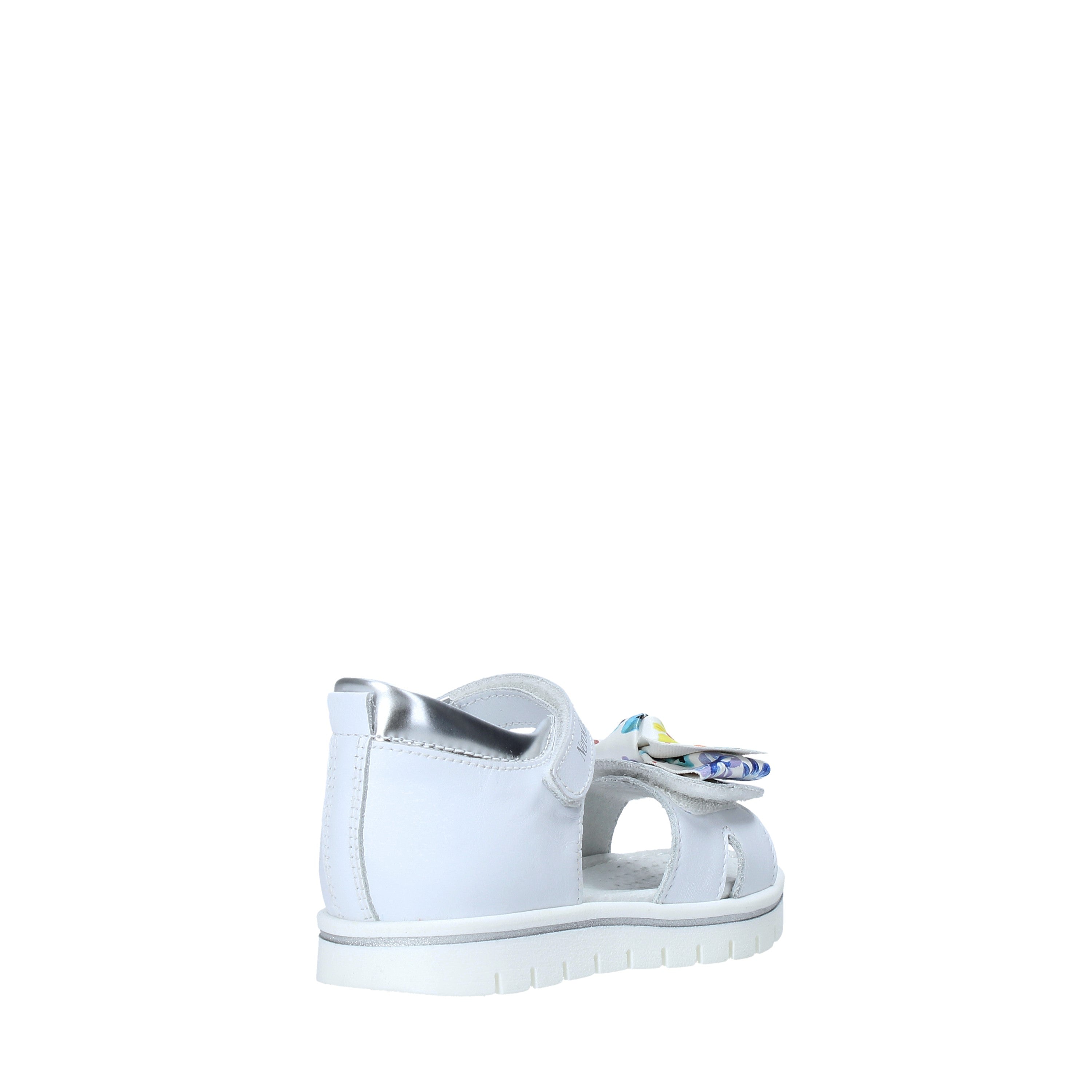 Sandali con strappi Bianco Nero Giardini Junior