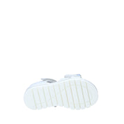 Sandali con strappi Bianco Nero Giardini Junior
