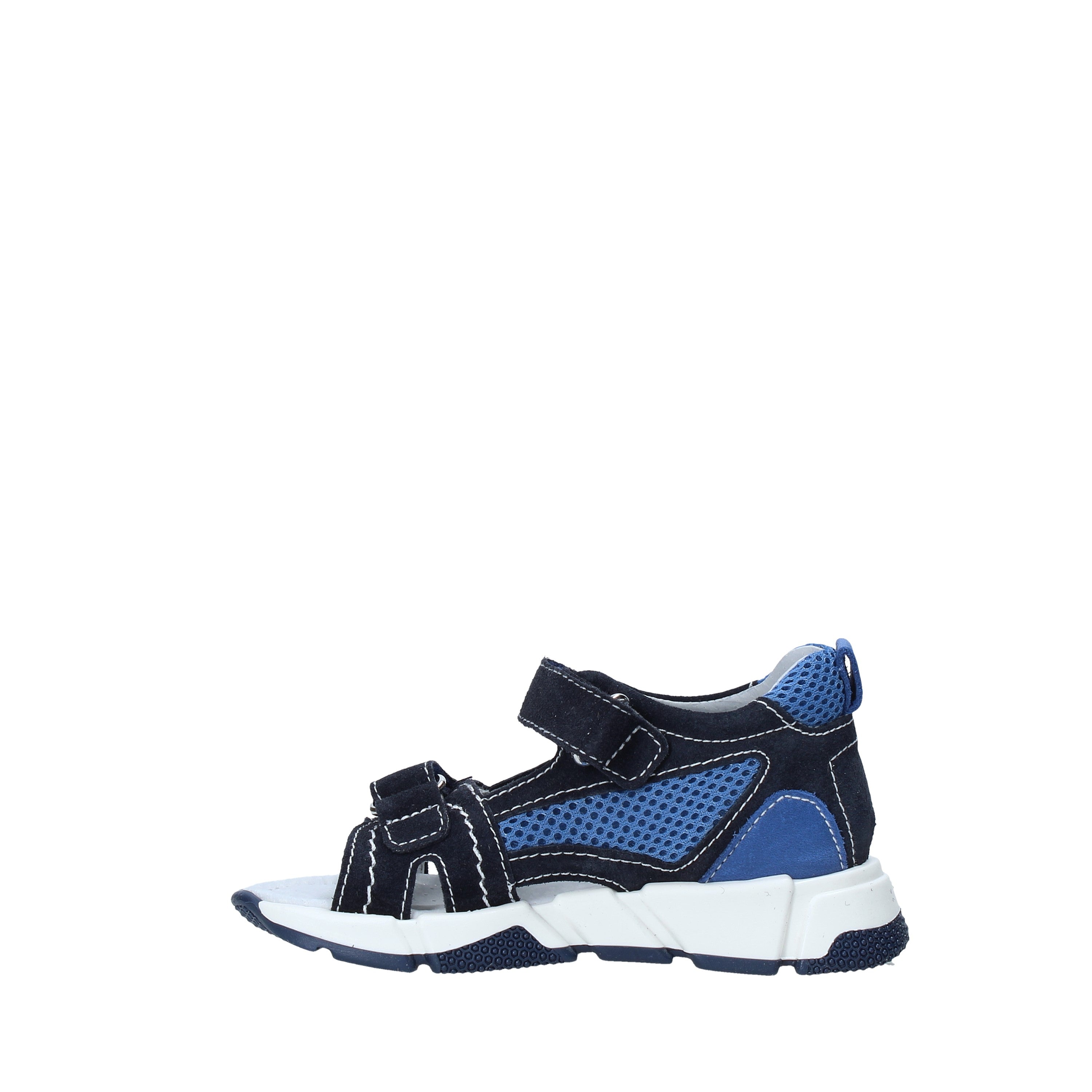 Sandali con strappi Blu Nero Giardini Junior