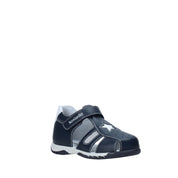 Sandali con strappi Blu Nero Giardini Junior