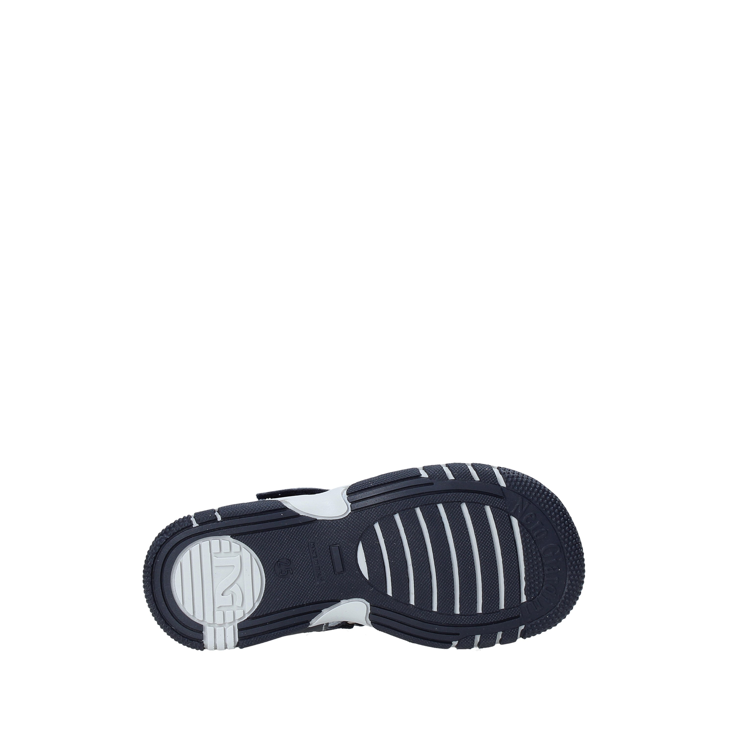 Sandali con strappi Blu Nero Giardini Junior