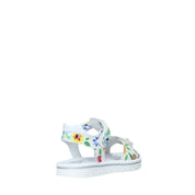 Sandali con strappi Bianco Nero Giardini Junior