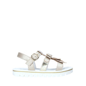 Sandali zeppa Dorato Nero Giardini Junior