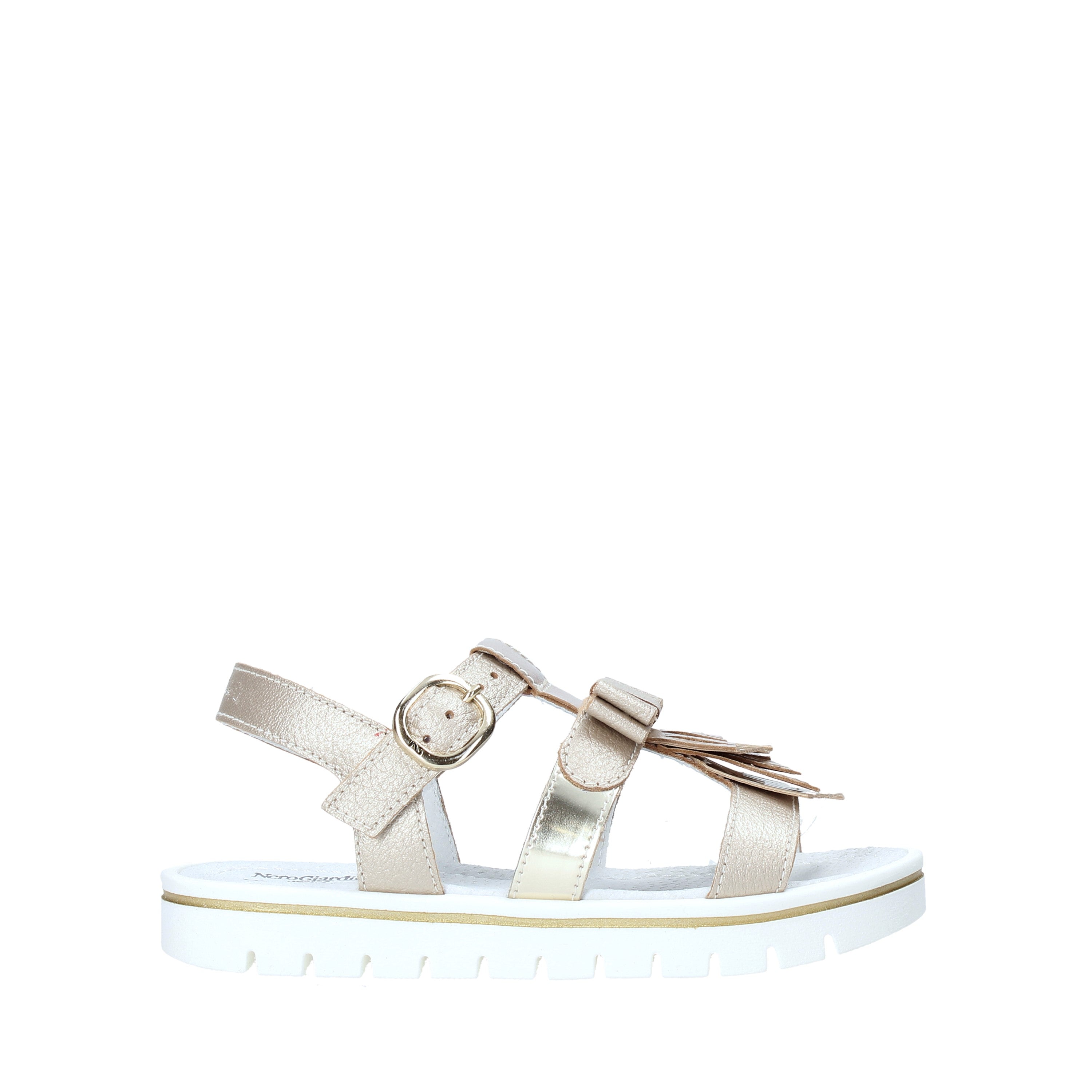 Sandali zeppa Dorato Nero Giardini Junior