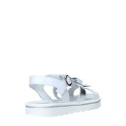 Sandali zeppa Bianco Nero Giardini Junior