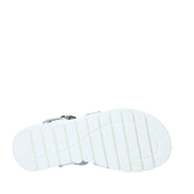 Sandali zeppa Bianco Nero Giardini Junior