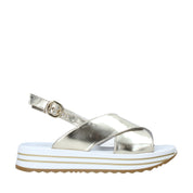 Sandali zeppa Dorato Nero Giardini Junior