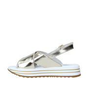 Sandali zeppa Dorato Nero Giardini Junior