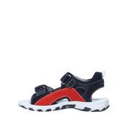 Sandali con strappi Blu Nero Giardini Junior