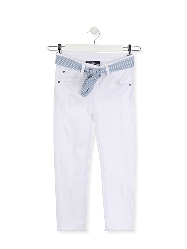Pantaloni Bianco Losan