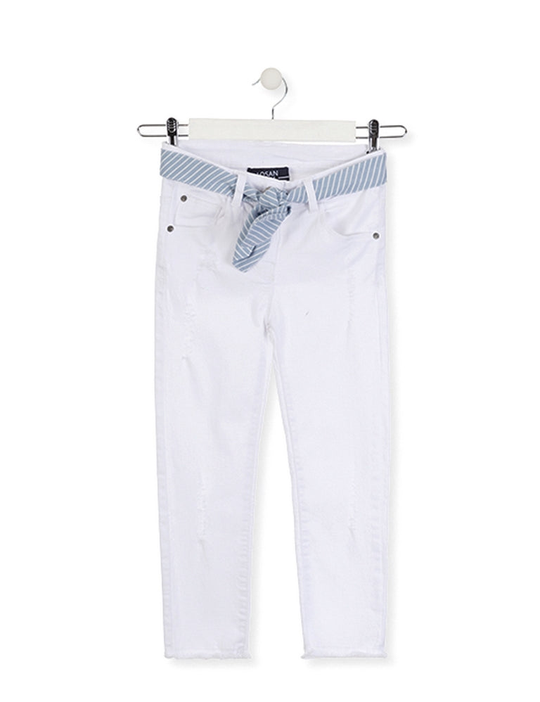 Pantaloni Bianco Losan