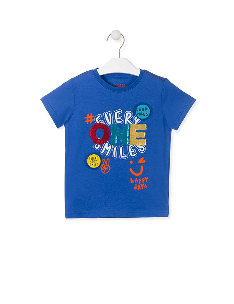 T-shirt Blu Losan