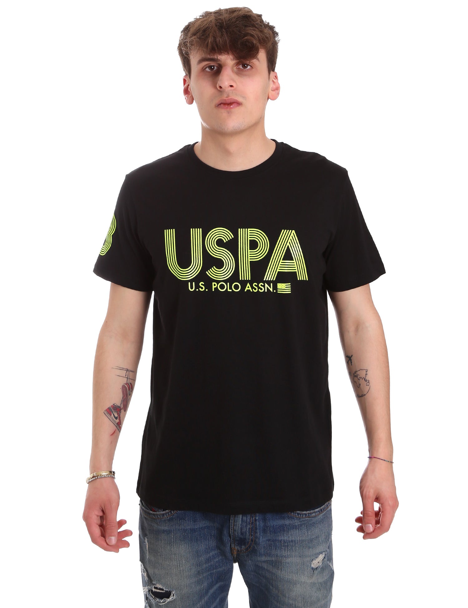 T-shirt Nero U.s. Polo Assn.