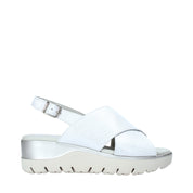 Sandali zeppa Bianco Miss Callaghan