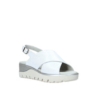 Sandali zeppa Bianco Miss Callaghan