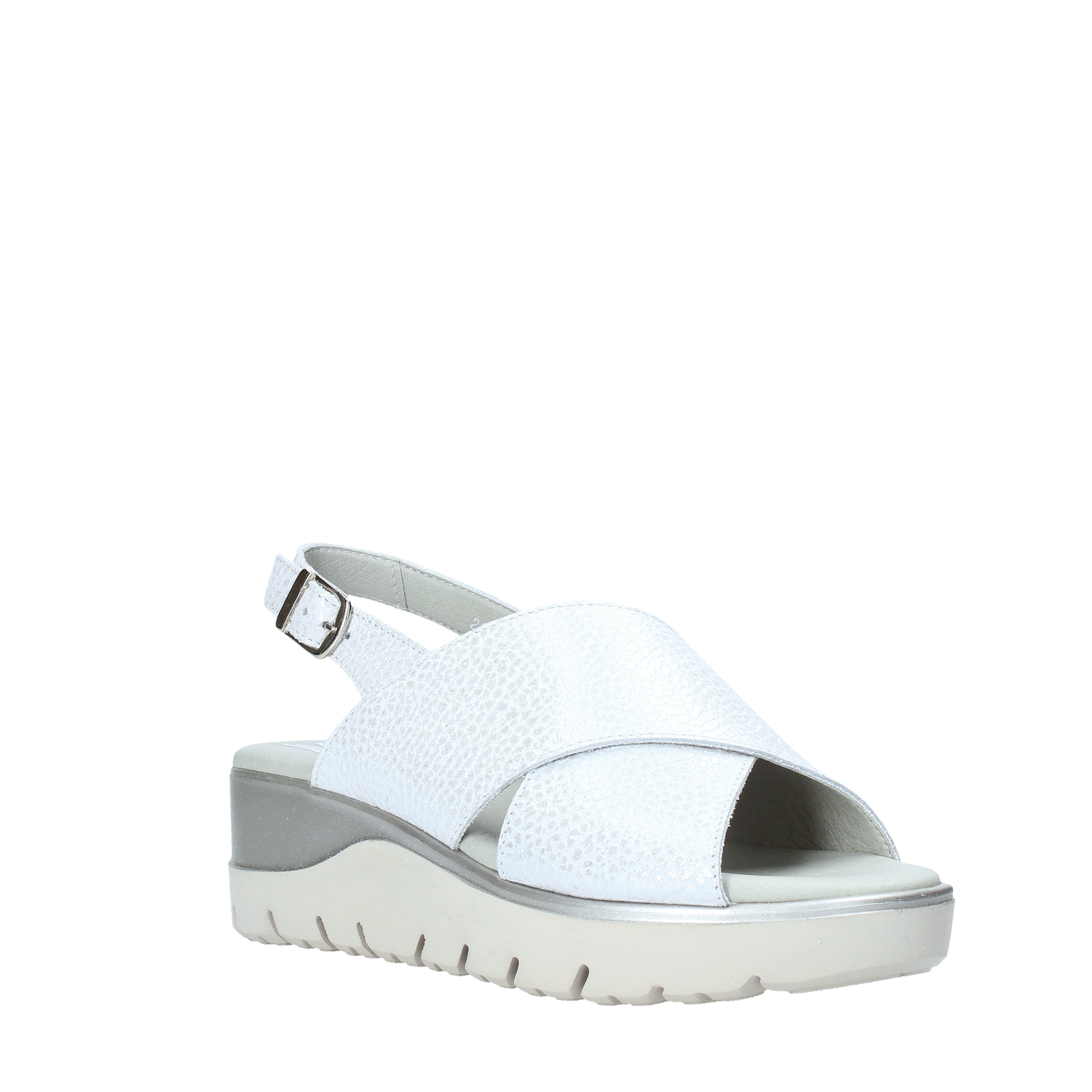 Sandali zeppa Bianco Miss Callaghan