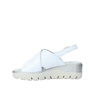 Sandali zeppa Bianco Miss Callaghan