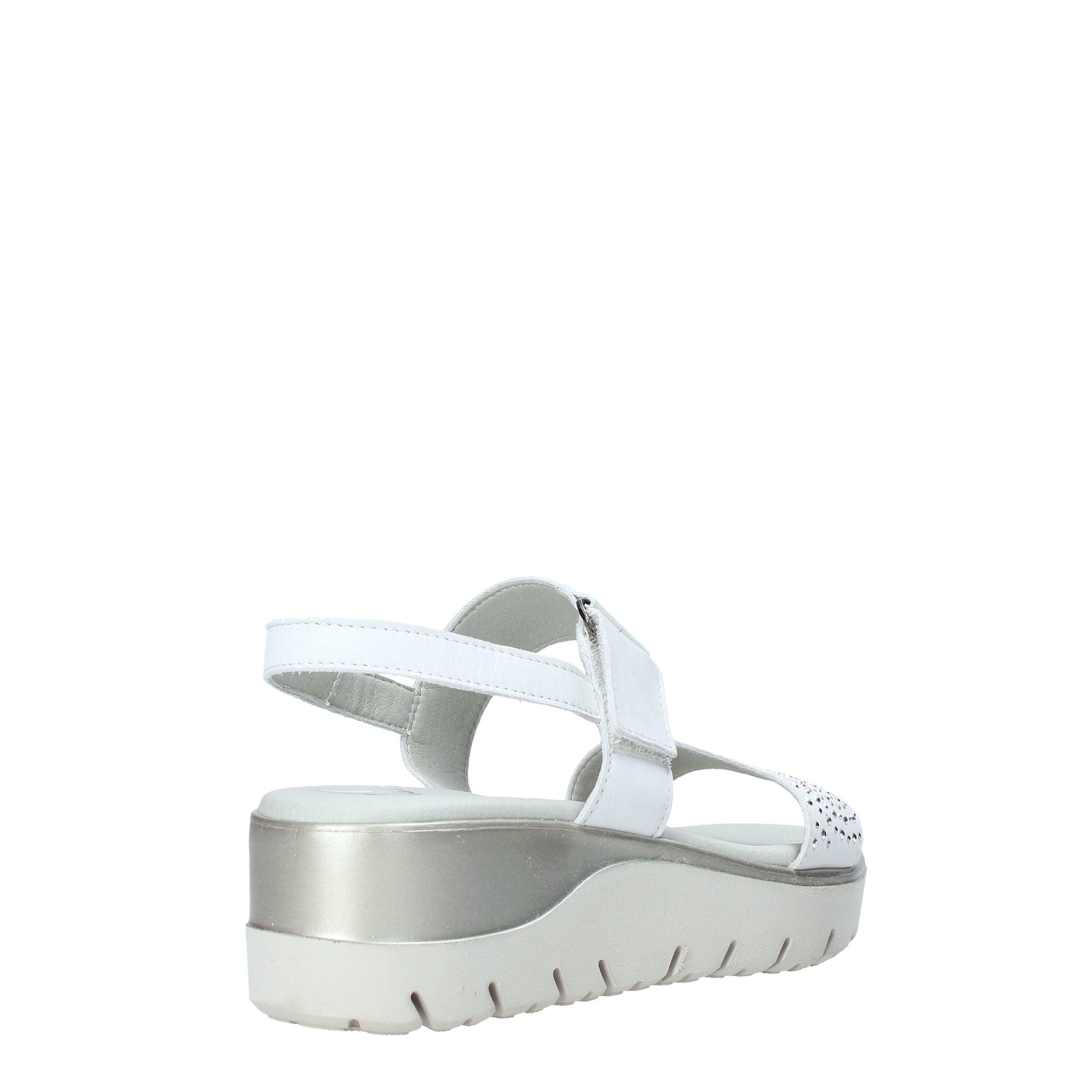 Sandali zeppa Bianco Miss Callaghan