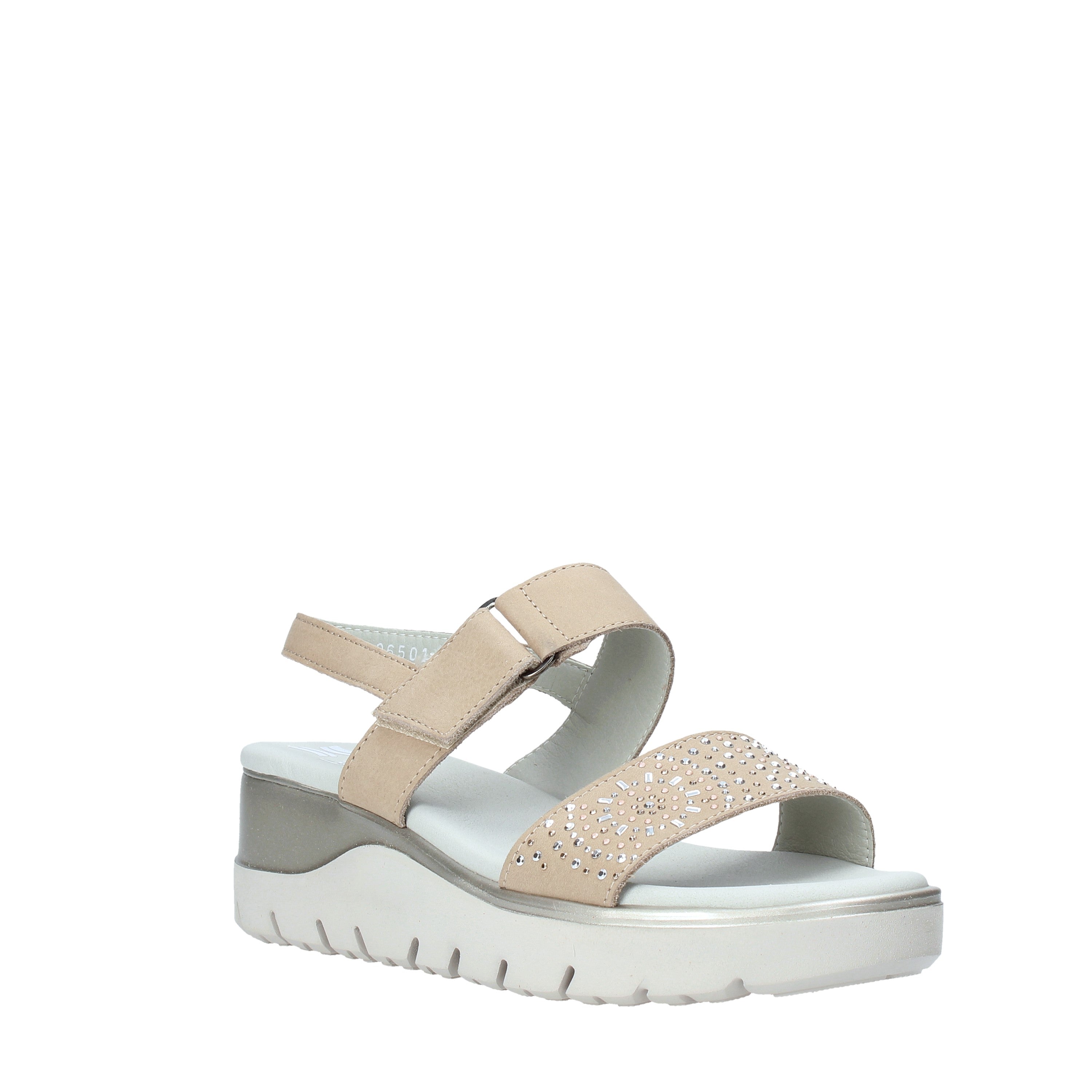 Sandali zeppa Beige Miss Callaghan