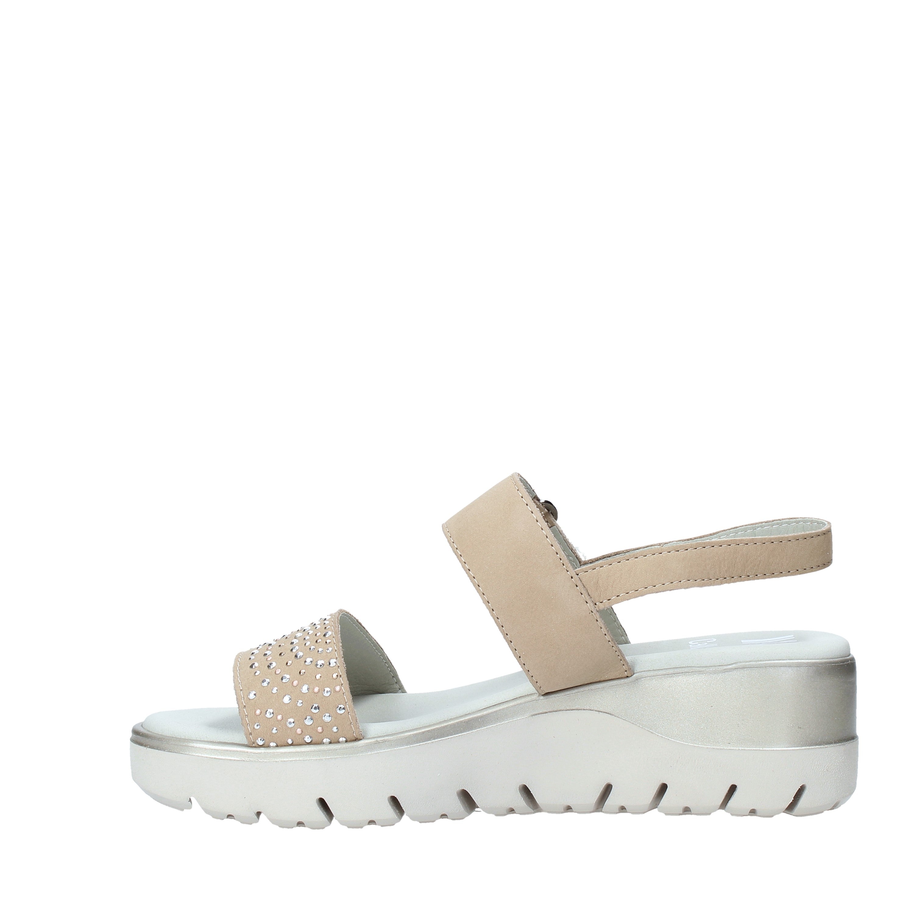 Sandali zeppa Beige Miss Callaghan