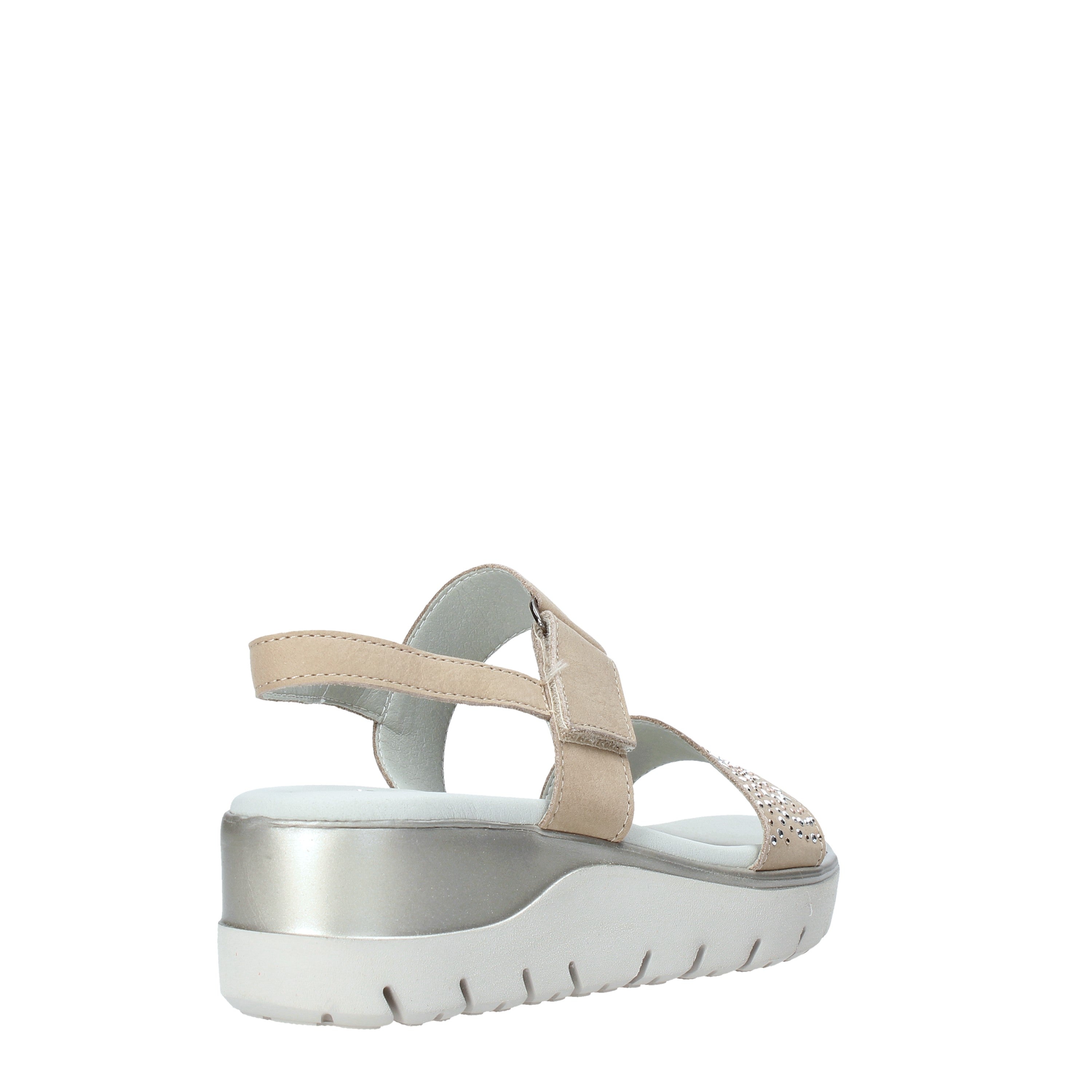 Sandali zeppa Beige Miss Callaghan