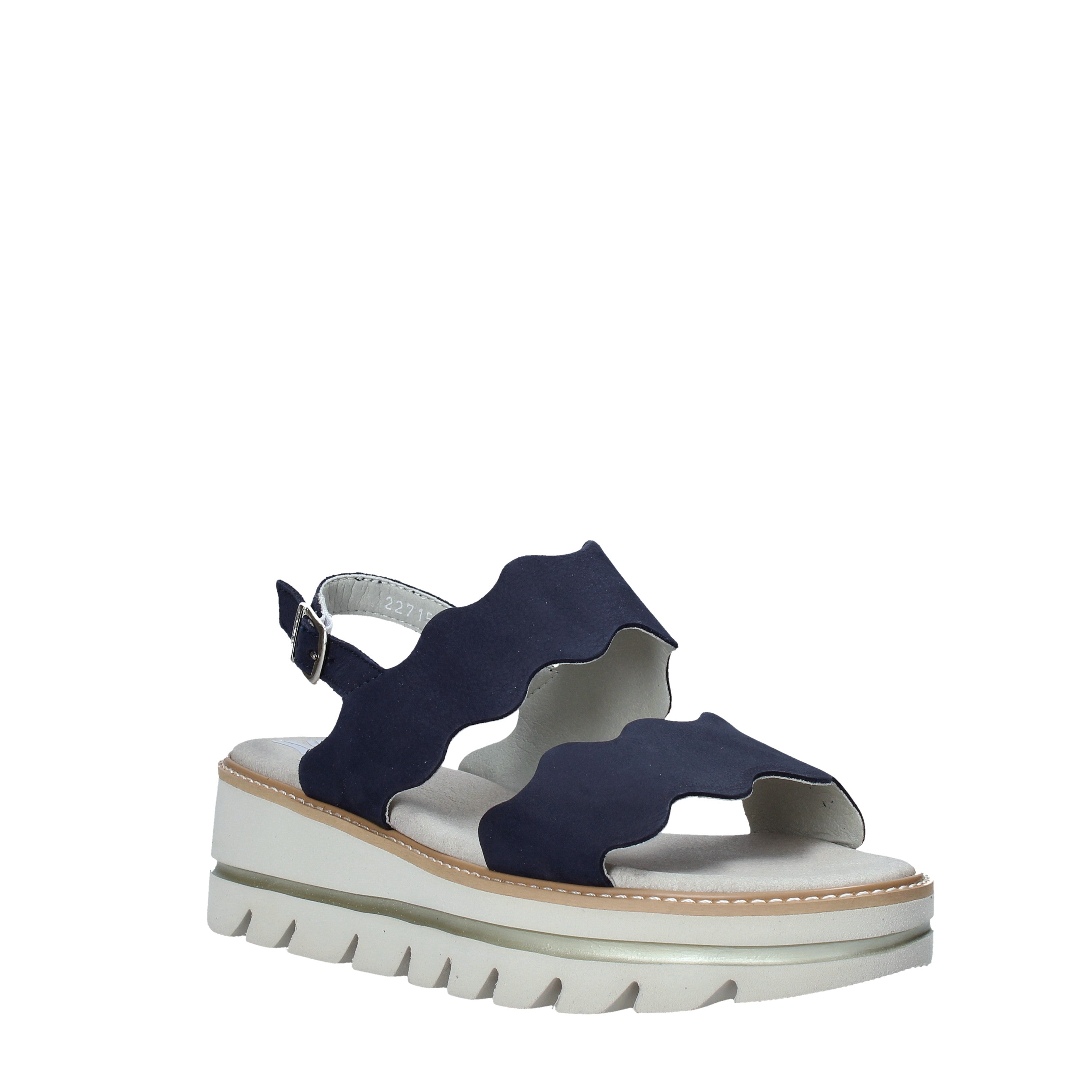 Sandali zeppa Blu Miss Callaghan