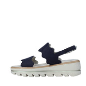 Sandali zeppa Blu Miss Callaghan