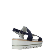 Sandali zeppa Blu Miss Callaghan