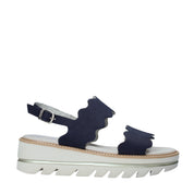 Sandali zeppa Blu Miss Callaghan