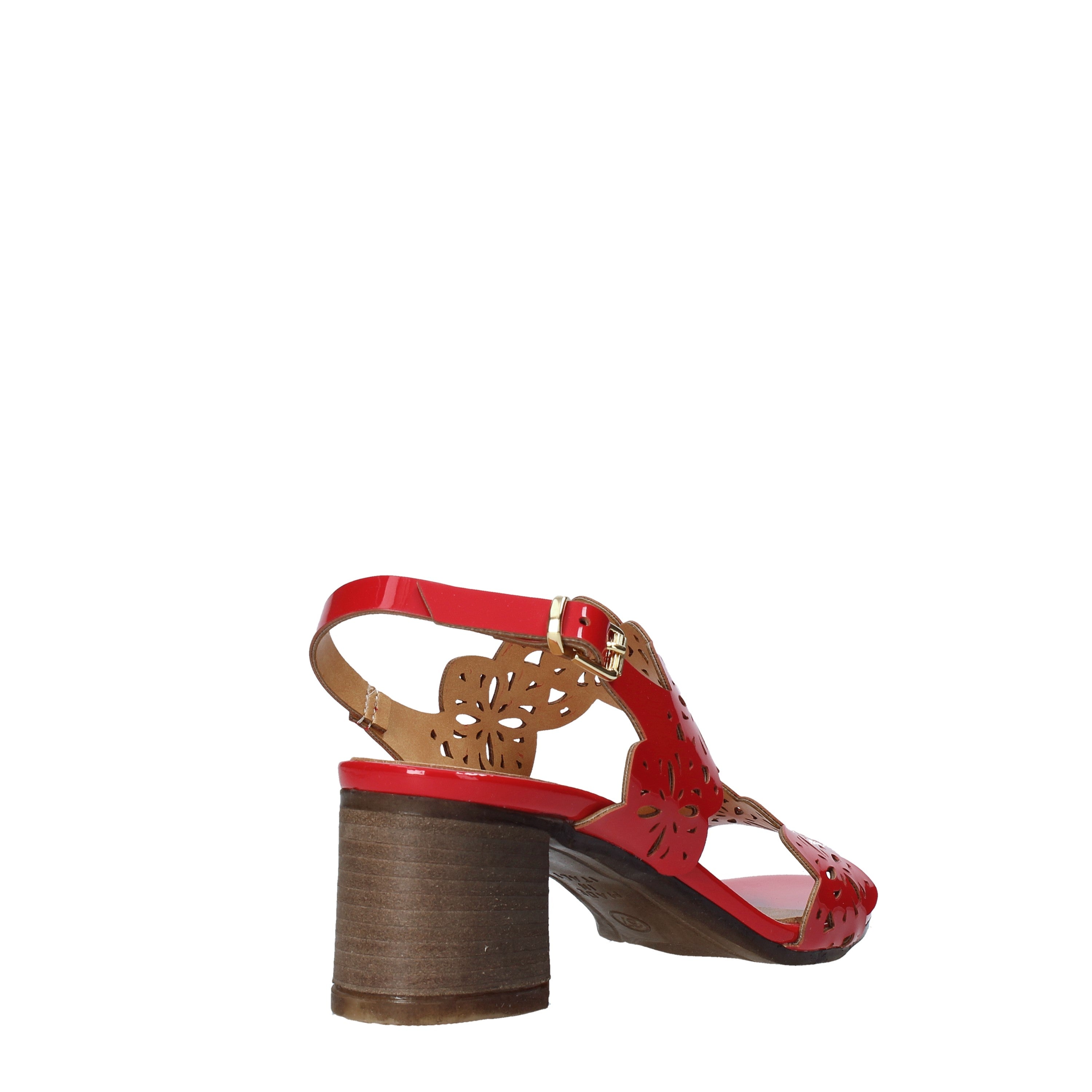 Sandali tacco Rosso Cinzia Soft