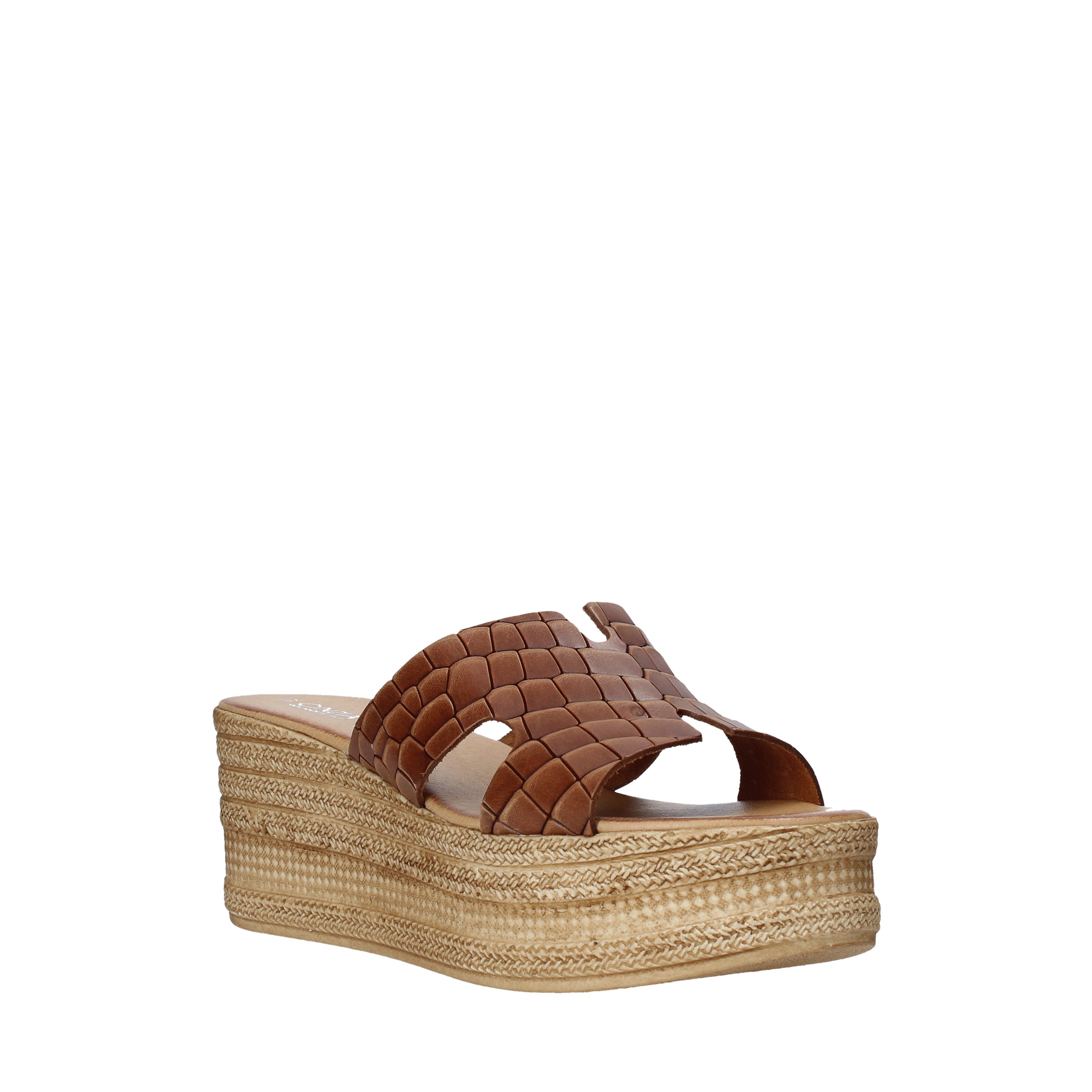 Sandali zeppa Marrone Cinzia Soft