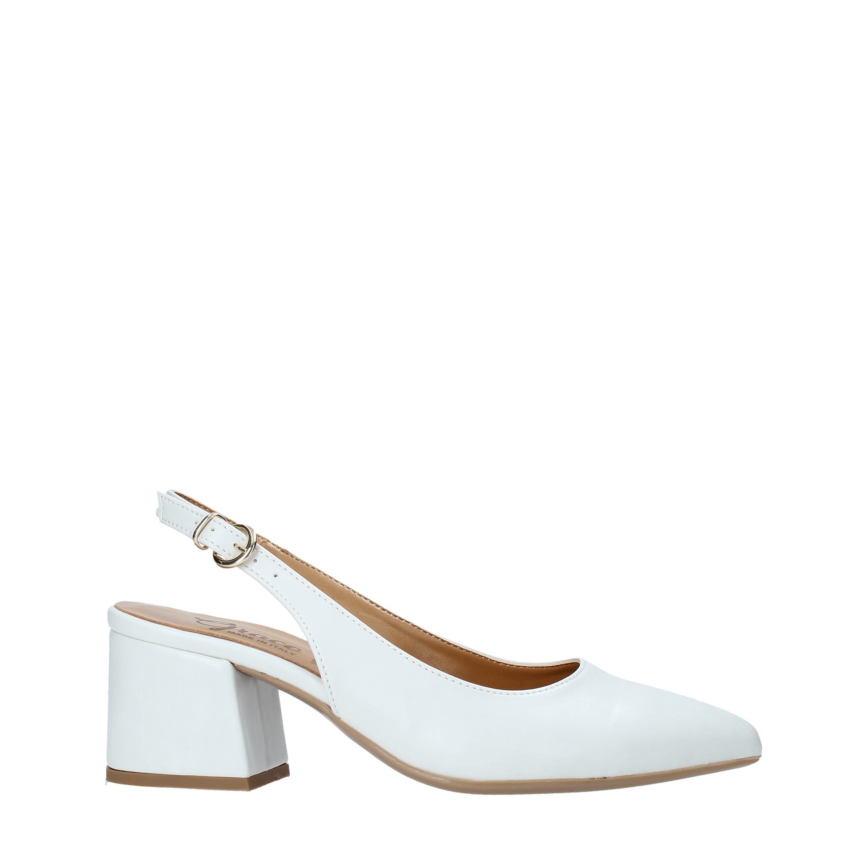 Sandali tacco Bianco Grace Shoes