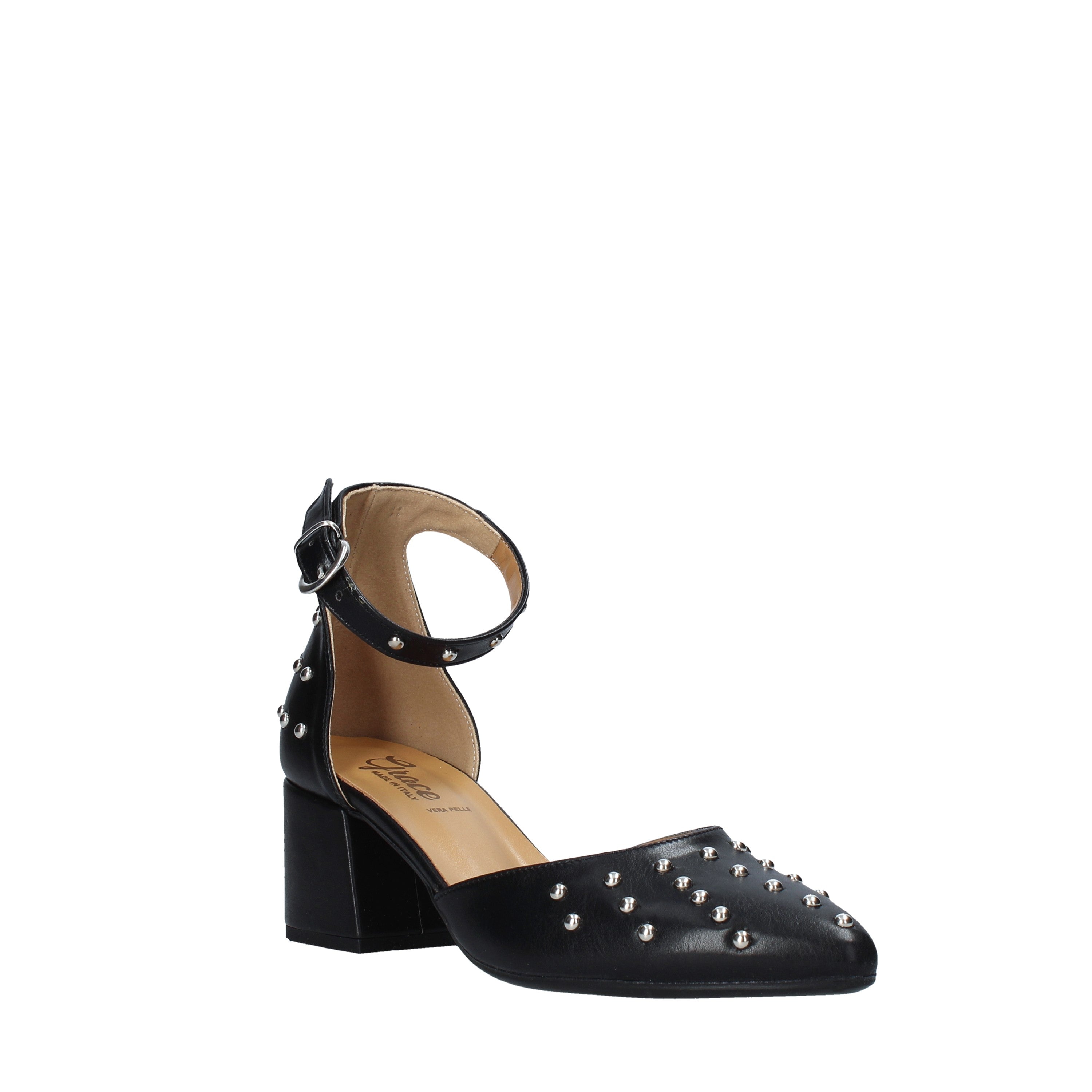 Sandali tacco Nero Grace Shoes