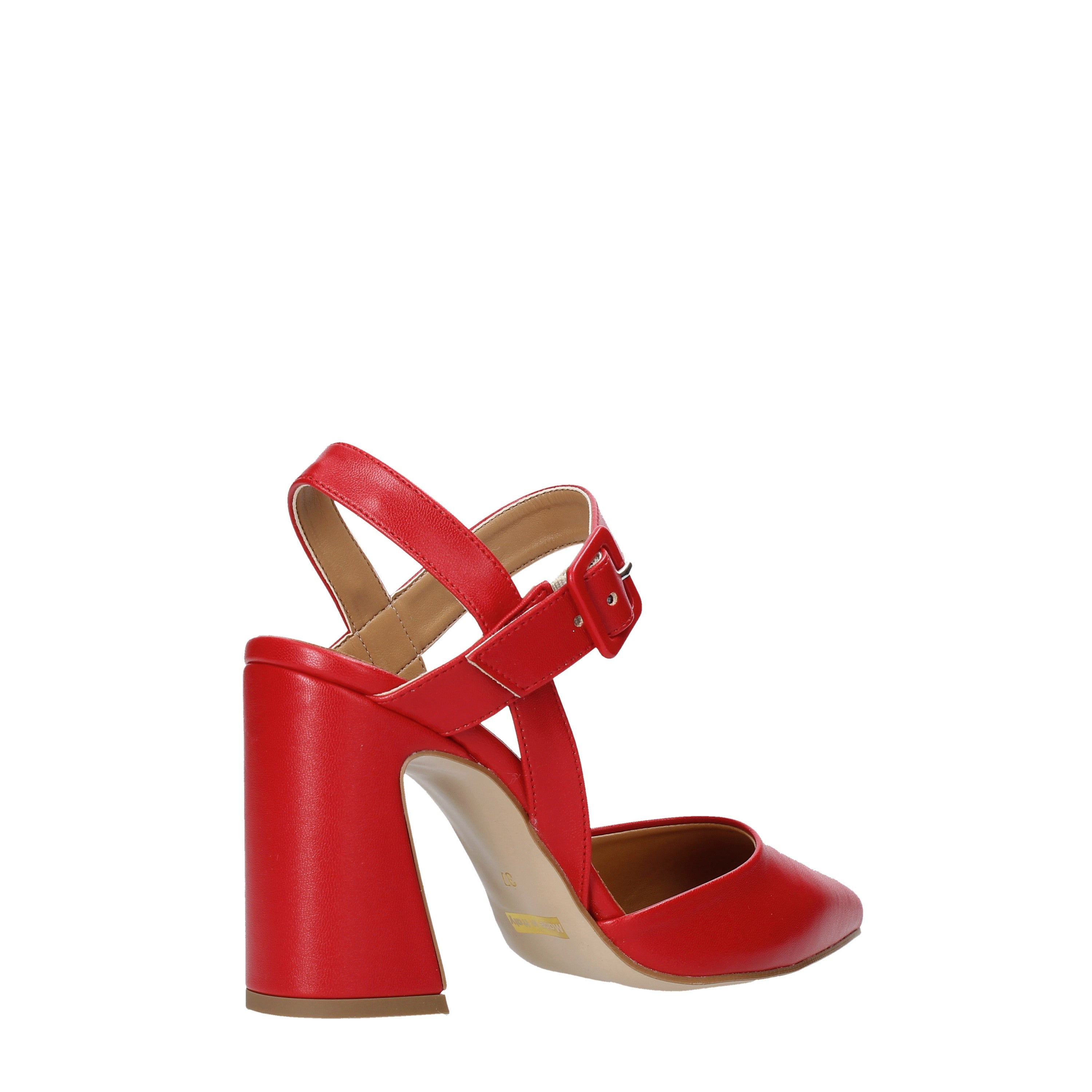 Sandali tacco Rosso Grace Shoes