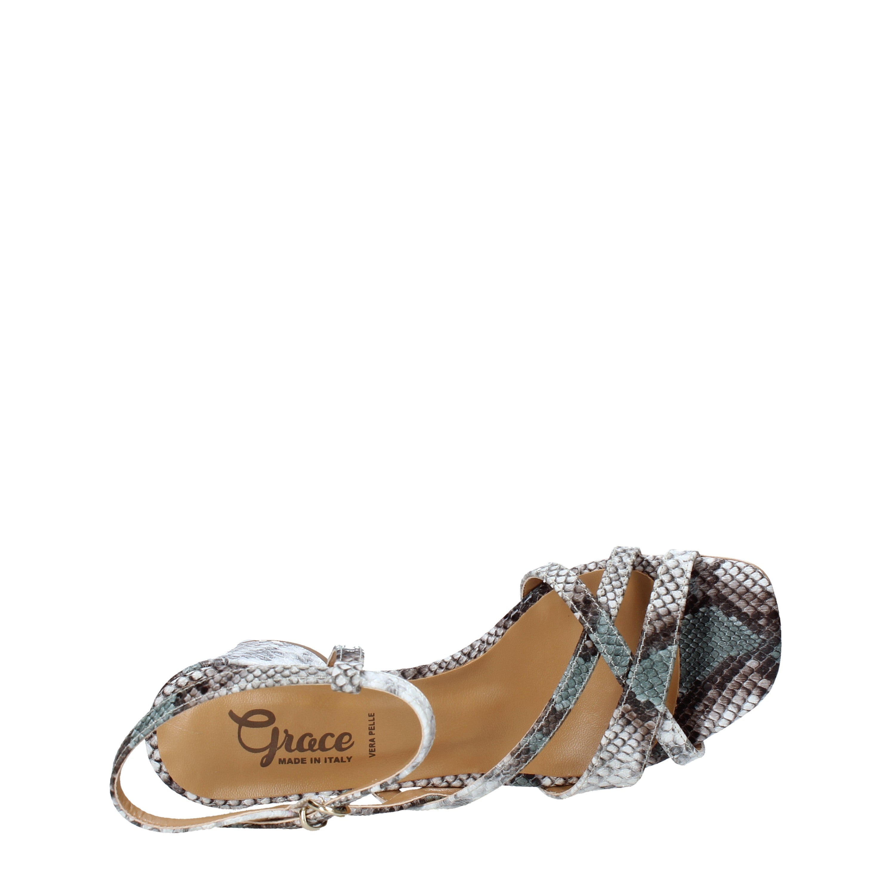 Sandali tacco Grigio Grace Shoes