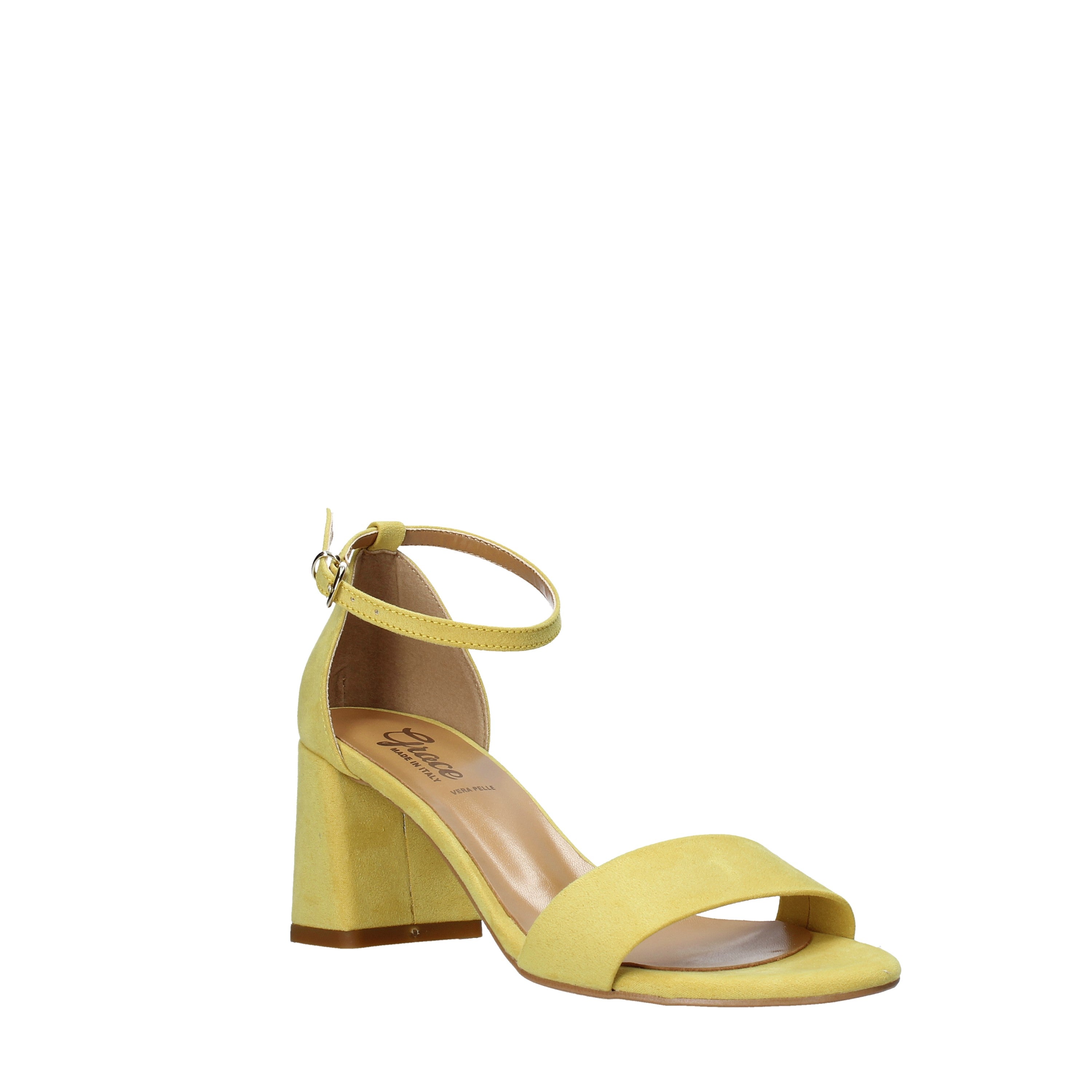 Sandali tacco Giallo Grace Shoes