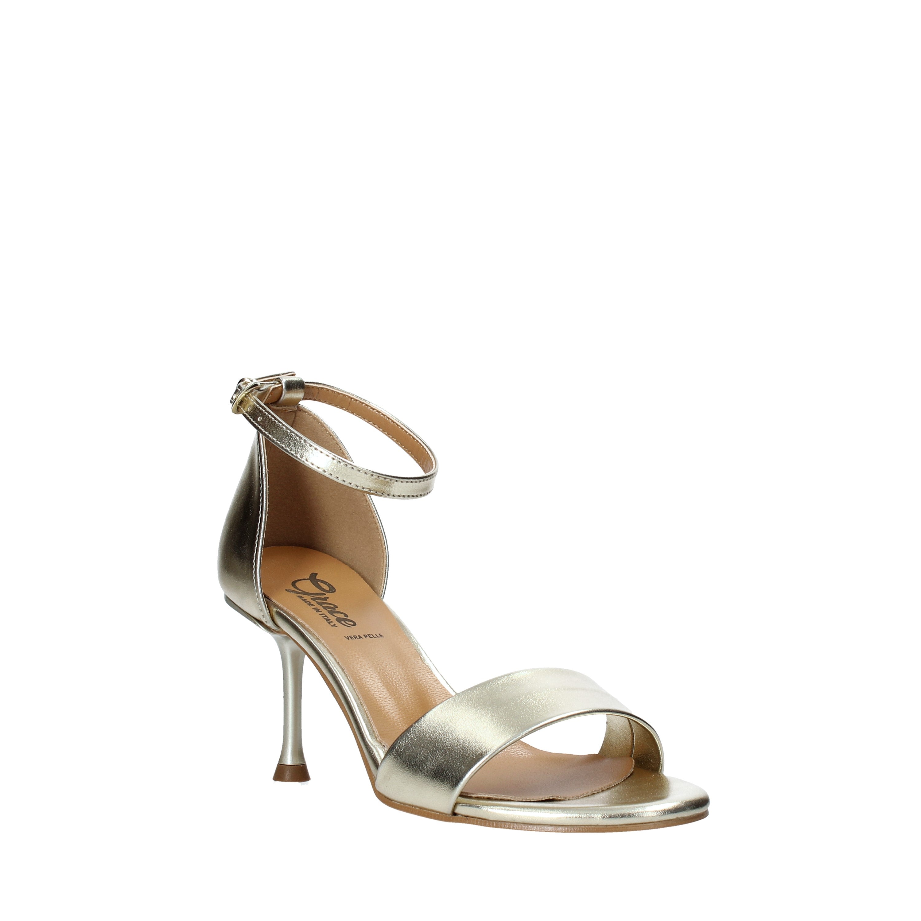 Sandali tacco Platino Grace Shoes