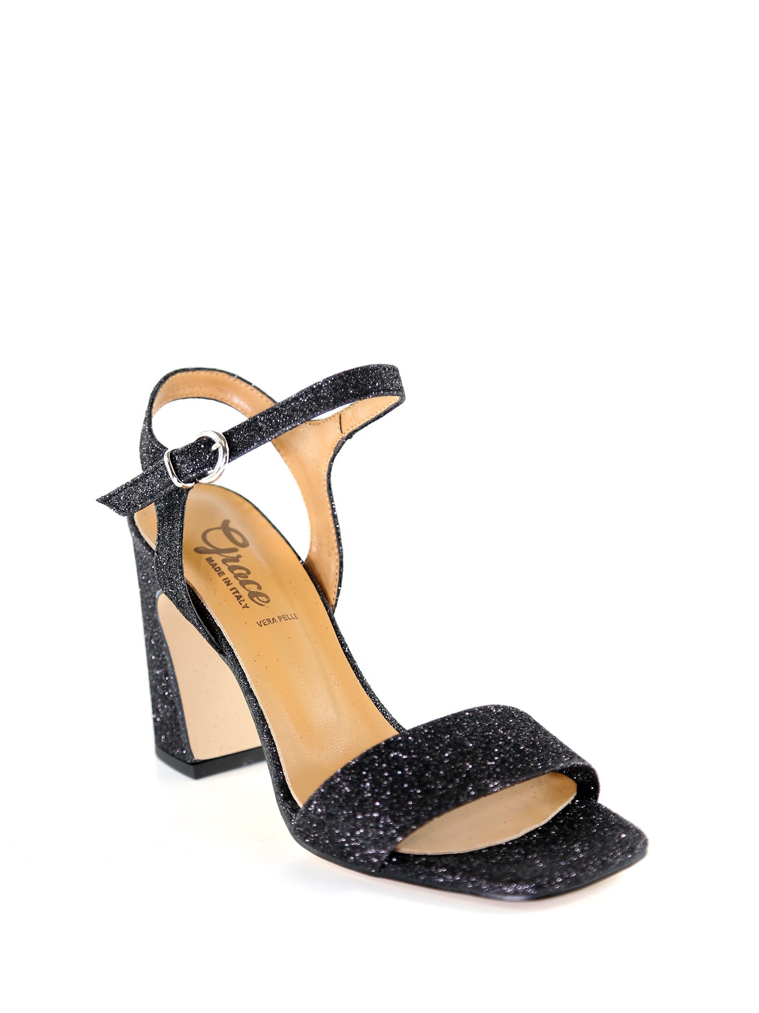 Sandali tacco Nero Grace Shoes