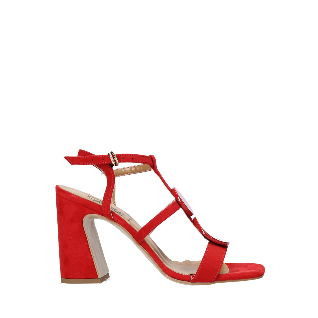 Sandali tacco Rosso Grace Shoes