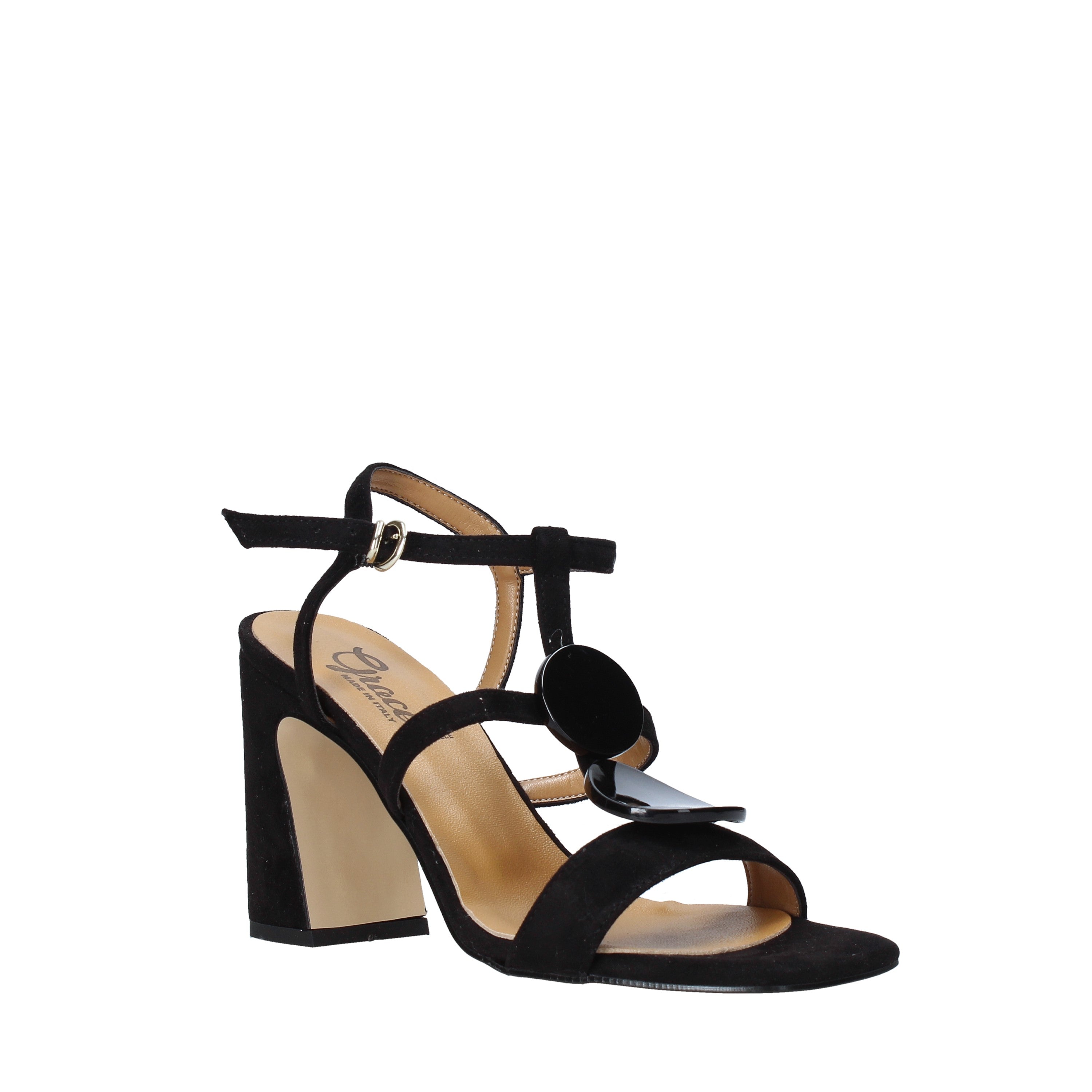 Sandali tacco Nero Grace Shoes