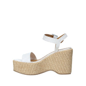 Sandali zeppa Bianco Grace Shoes