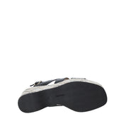 Sandali zeppa Nero Grace Shoes