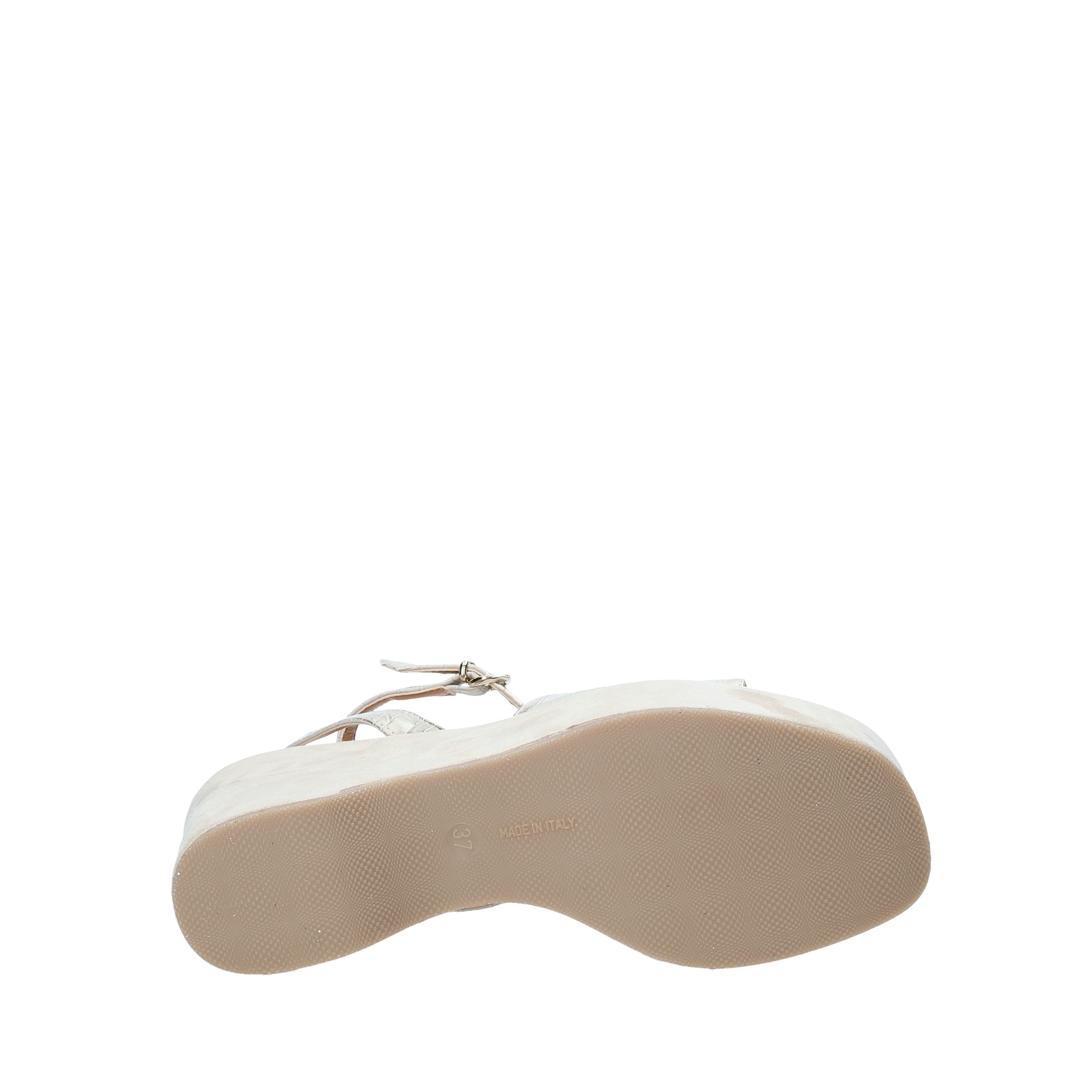 Sandali zeppa Beige Grace Shoes