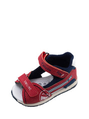 Sandali con strappi Rosso Chicco