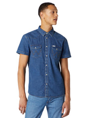 Camicie Blu Wrangler