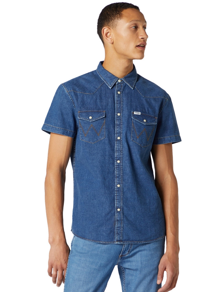 Camicie Blu Wrangler